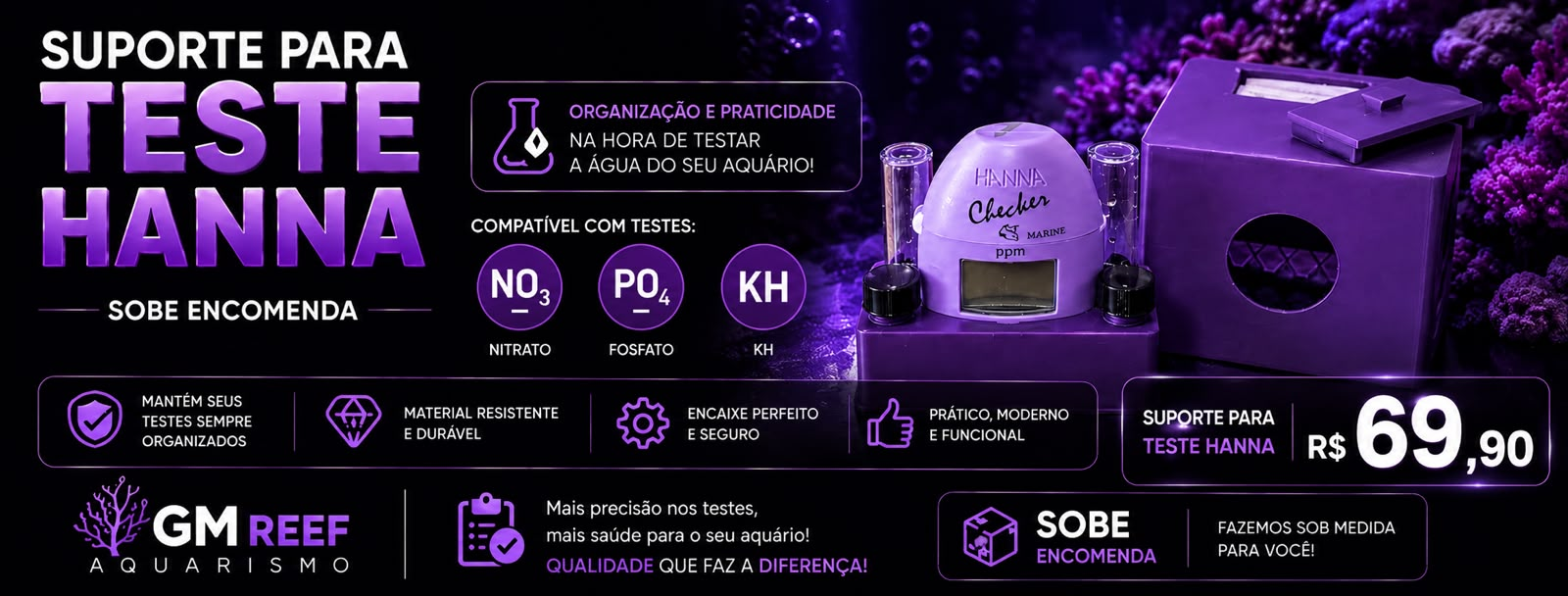 Suporte para Teste Hanna